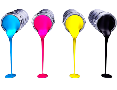 CMYK-Farbbehälter